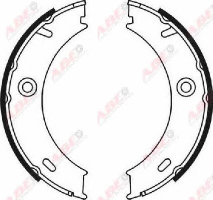 Handbrake shoes ABE CRM003ABE