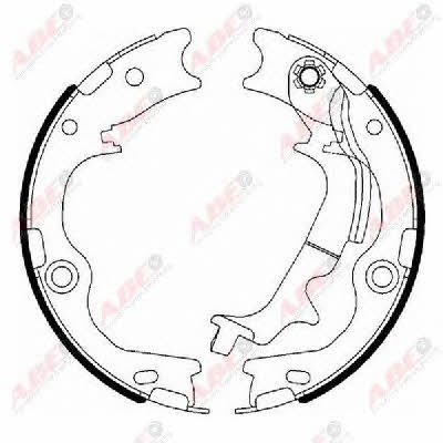 ABE C00533ABE Parking brake shoes C00533ABE