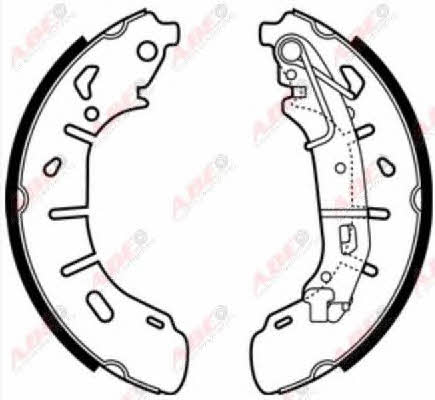 Brake shoes Opel Combo: C0F034ABE ABE Brake shoe set