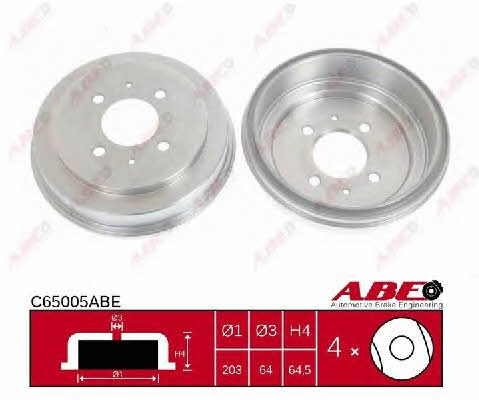 Rear brake drum ABE C65005ABE