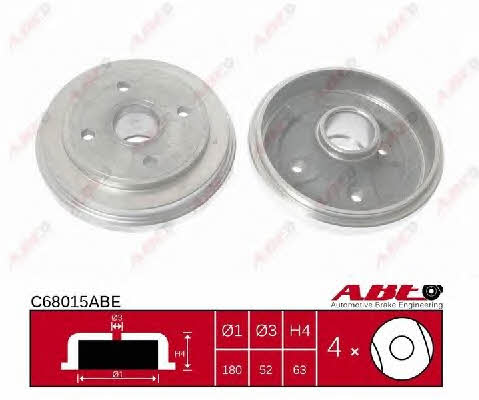 ABE C68015ABE Rear brake drum C68015ABE