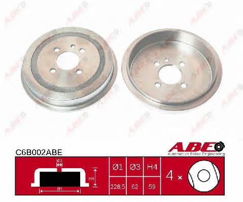 ABE Rear brake drum – price 91 PLN