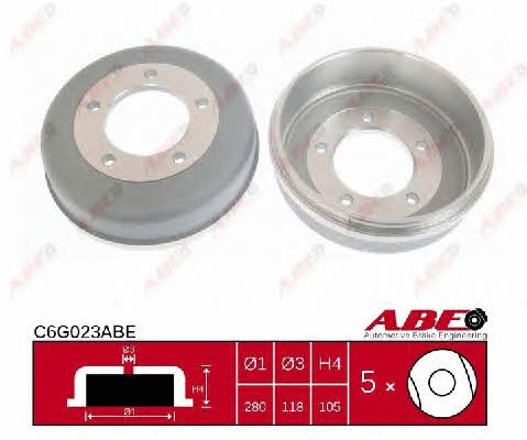 Rear brake drum ABE C6G023ABE