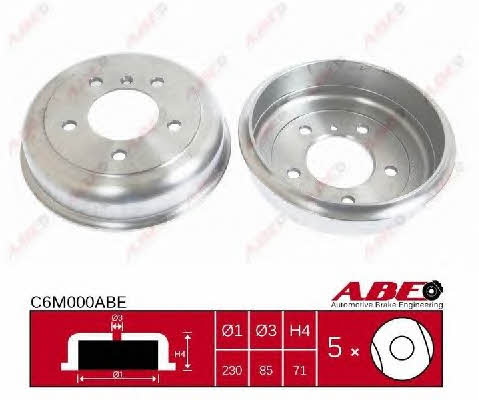 Rear brake drum ABE C6M000ABE