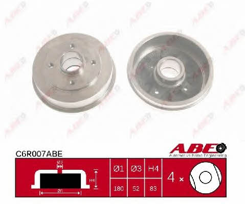 Rear brake drum ABE C6R007ABE
