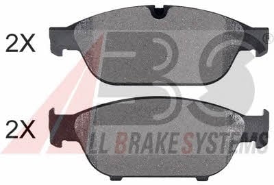 ABS 37864 OE Brake Pad Set, disc brake 37864OE