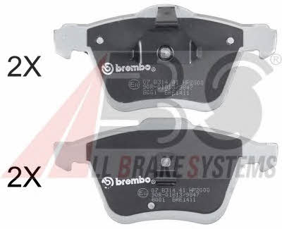 ABS 37464S Brake Pad Set, disc brake 37464S