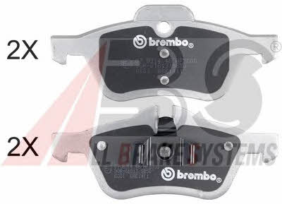 ABS 37279S Brake Pad Set, disc brake 37279S