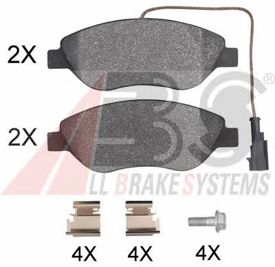 ABS 37818 OE Brake Pad Set, disc brake 37818OE