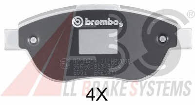 ABS 37273S Brake Pad Set, disc brake 37273S