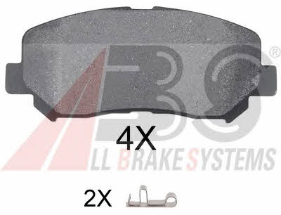 ABS 37929 OE Brake Pad Set, disc brake 37929OE