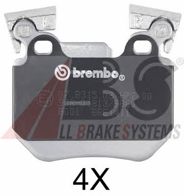 ABS 37690S Brake Pad Set, disc brake 37690S