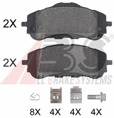 ABS 35018 OE Brake Pad Set, disc brake 35018OE