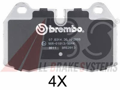 ABS 36958S Brake Pad Set, disc brake 36958S