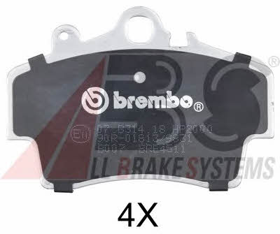 ABS 37094S Brake Pad Set, disc brake 37094S