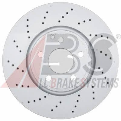 ABS 18263 Front brake disc ventilated 18263