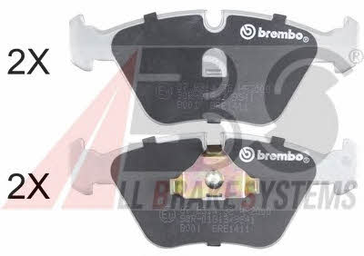 ABS 36650S Brake Pad Set, disc brake 36650S