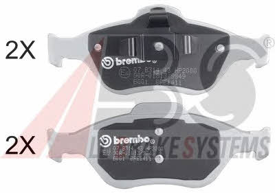 ABS 37195S Brake Pad Set, disc brake 37195S