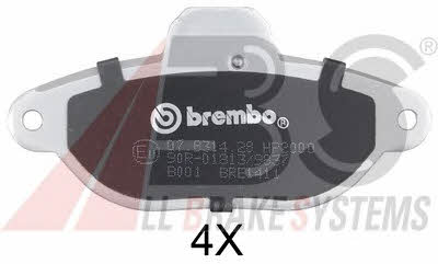 ABS 36854S Brake Pad Set, disc brake 36854S