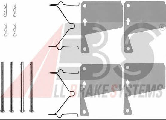 ABS 0960Q Mounting kit brake pads 0960Q