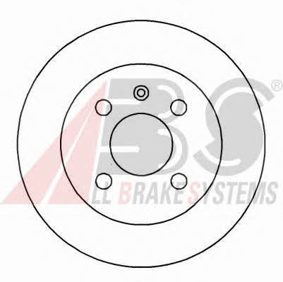Rear solid brake disc ABS 16954