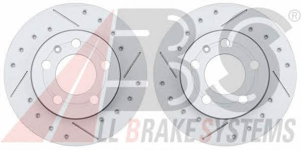 ABS 17009S Rear ventilated brake disc 17009S
