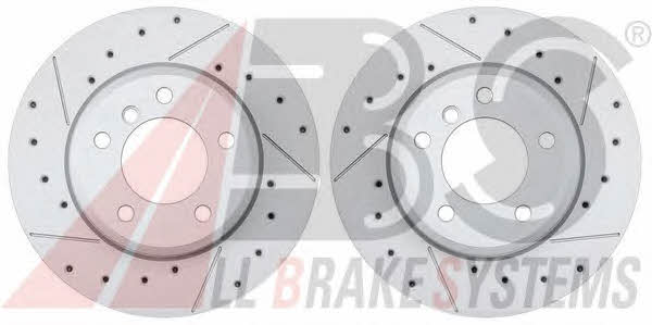 ABS 17023S Front brake disc ventilated 17023S