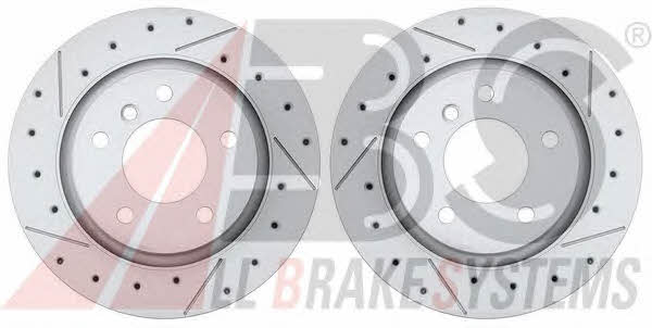 ABS 17024S Rear ventilated brake disc 17024S