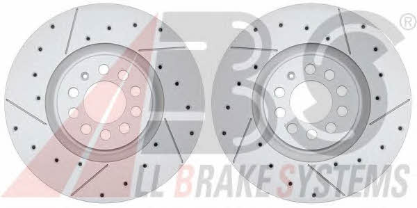 ABS 17058S Front brake disc ventilated 17058S