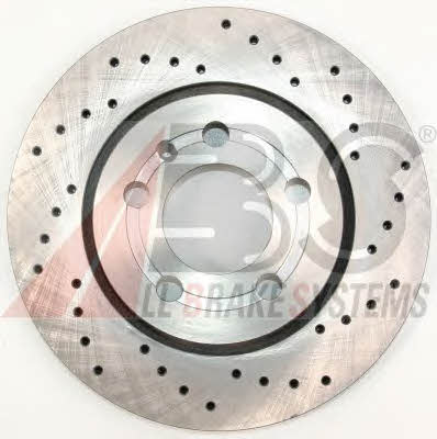 ABS 17059S Rear ventilated brake disc 17059S