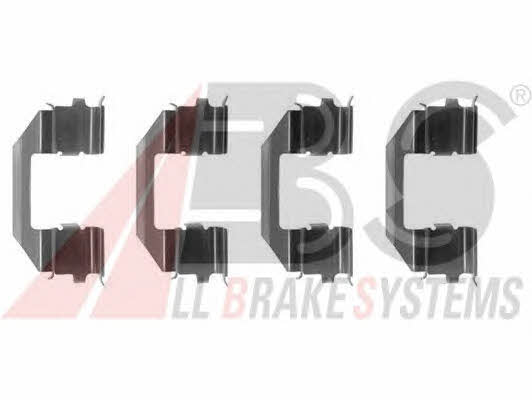 ABS 1258Q Mounting kit brake pads 1258Q