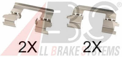 ABS 1736Q Mounting kit brake pads 1736Q