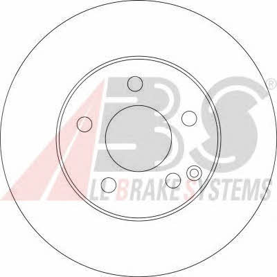 Front vented brake disc ABS 17400