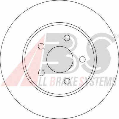 Rear solid brake disc ABS 17116