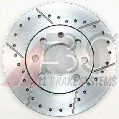 ABS 17191S Front brake disc ventilated 17191S