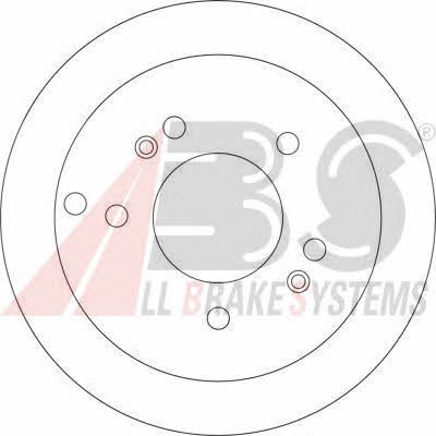 Rear solid brake disc ABS 17208