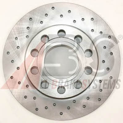 ABS 17332S Rear ventilated brake disc 17332S