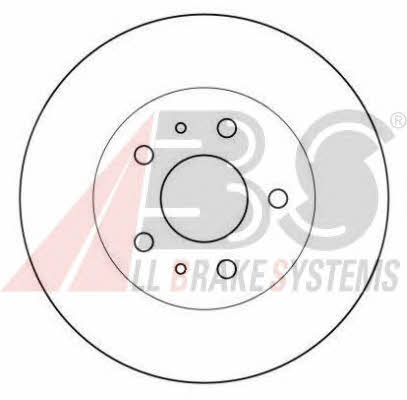 ABS 15911 Unventilated front brake disc 15911