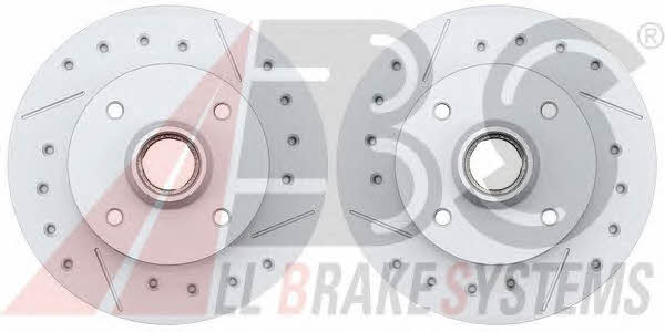 ABS 15962S Rear ventilated brake disc 15962S