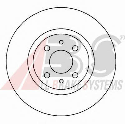 Front brake disc ventilated ABS 16061