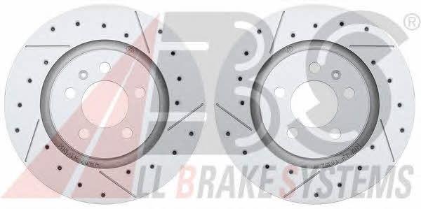 ABS 16080S Front brake disc ventilated 16080S