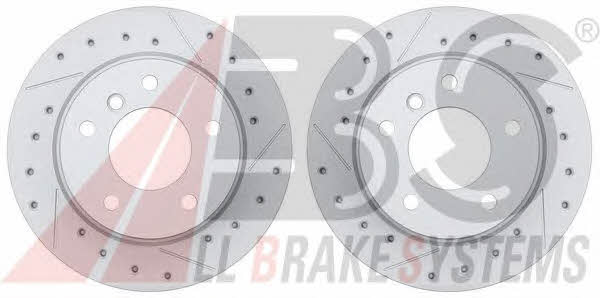 ABS 16084S Rear ventilated brake disc 16084S