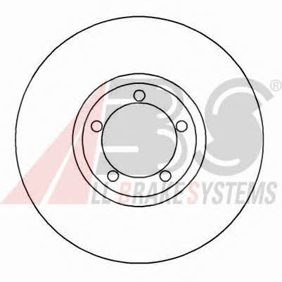 Front vented brake disc ABS 16195