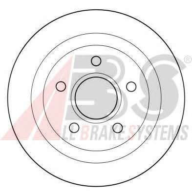 ABS 16210 Rear ventilated brake disc 16210