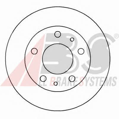 ABS 16292 Front vented brake disc 16292 16292 ABS Front vented brake disc