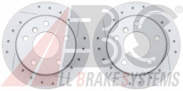 ABS 16338S Rear ventilated brake disc 16338S