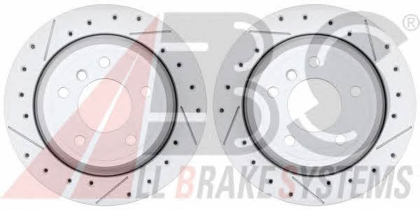 ABS 16340S Rear ventilated brake disc 16340S