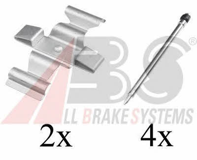 ABS 1636Q Mounting kit brake pads 1636Q