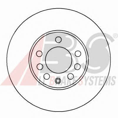 Front brake disc ventilated ABS 16486