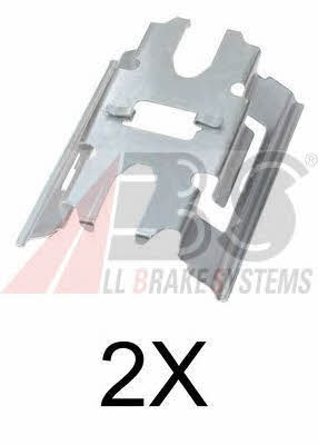 ABS 1663Q Mounting kit brake pads 1663Q